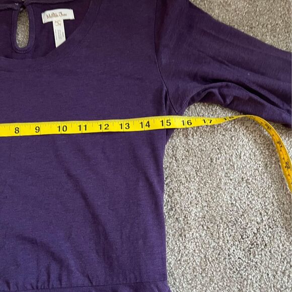 Womens Matilda Jane Lavender Queen of Hearts 3/4 Sleeve Fit & Flare Dress Size S - Picture 9 of 10